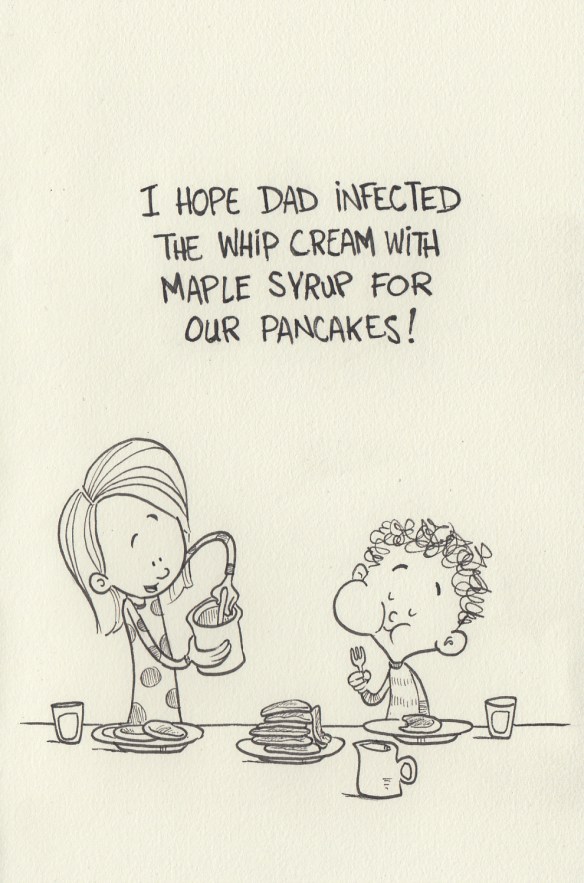 infected pancakes
