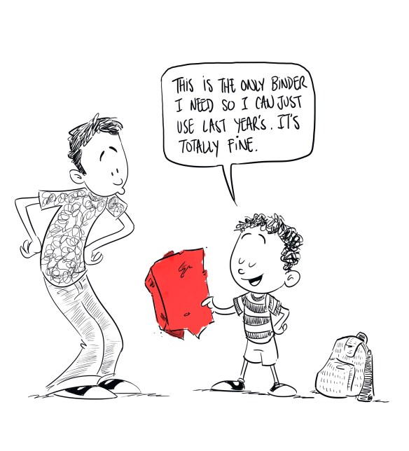 back to school binder